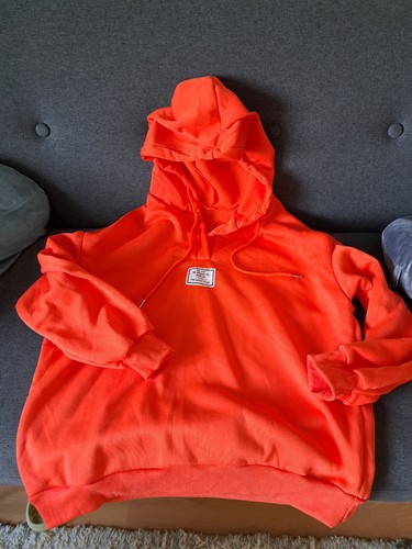 Oversize hoodie neon orange - oversize,