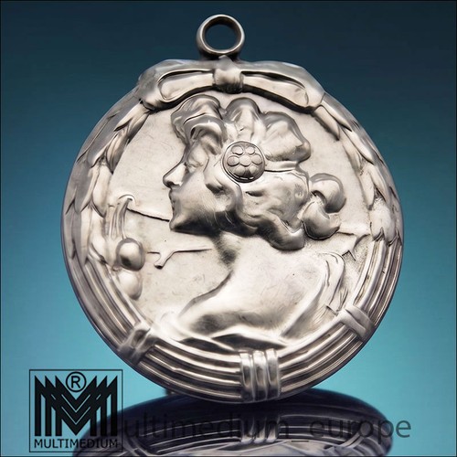 Jugendstil silber anhänger - jugendstil,