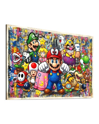Super mario bros leinwand - mario, bros.