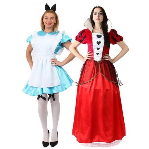 Damen wunderland kostüm alice - damen,