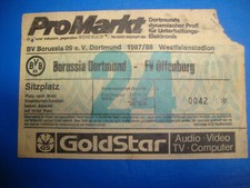 87/88 Ticket BVB Dortmund FV