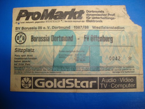 Ticket bvb dortmund - ticket, fv