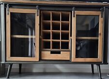 2 Sideboards, gleicher Bauart Industrial-Look, Kiefer-Metall-Mix - Preis für 2