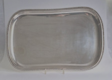 Versilbertes Tablett -L 775