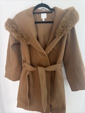 Damen Mantel Jacke Braun