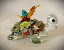 Glasfigur Schildkröte Lauscha