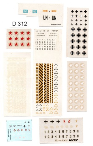 Konvolut 312 roco decals - 312, h0