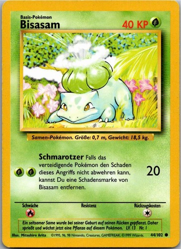 Pokémon bisasam 102 - 44/102, base
