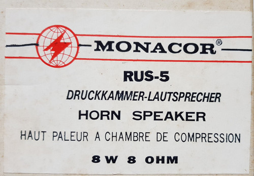 Monacor druckkammer - monacor,