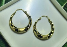 333 Creolen Paar Kordeldesign