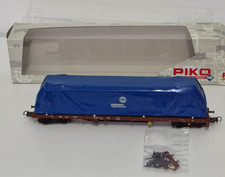 PIKO 54810 Flachwagen Rs669 beladen mit BR185 DB AG, Epoche V ,OVP Spur H0