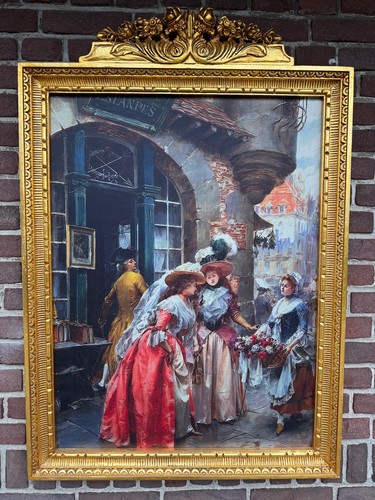 Gemälde vintage französische - gemälde,