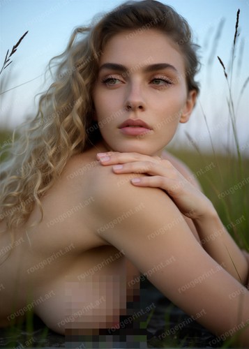 Glamour akt frau - glamour, kunstdruck