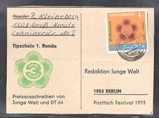  DDR Spendenmarke 1 auf
