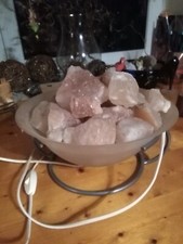 Salzlampe Nachttischlampe ca. Ø 30 H 25 Kg 6 Salzleuchte Salzkristall Feng shui