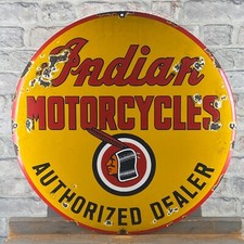 INDISCHES Emailschild ø 19,7"