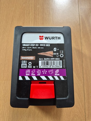 Würth tlg stufenbohrer - wÜrth, 3-tlg