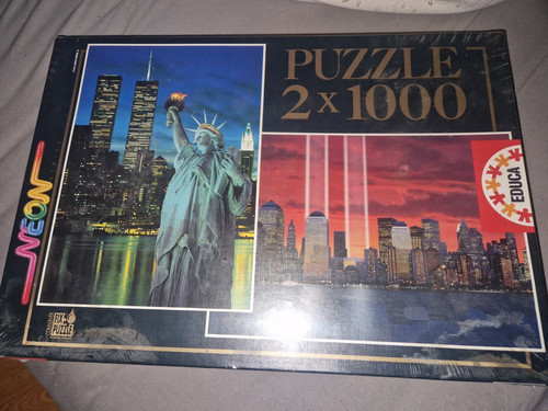 Educa neon puzzle - neon, 2x1000