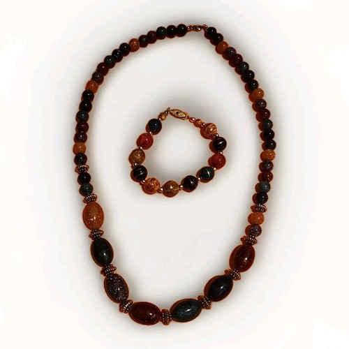 Vintage perlenkette set - vintage,
