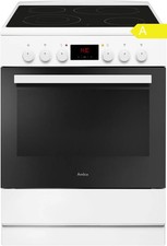 Amica Elektroherd 60cm Weiß Ceran Teleskopauszug Umluft Steam Clean