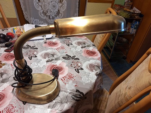 Vintage schreibtischlampe - vintage,