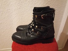 Boots Stiefel Damen Leder