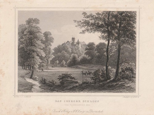 C1850 schloß iburg - c1850,