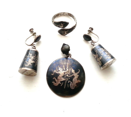 Set anhänger ring - set:, anhänger,