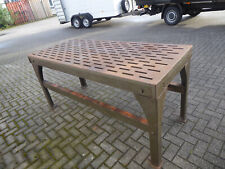 Schweißtisch Lochplatte VINTAGE aus GB 1830 x 770 mm apselut seltenschönes Stück