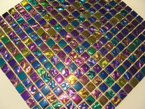 Purple rain glas mosaik - rain,