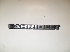 VW Golf 1 Cabrio Emblem