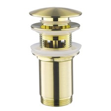 Fitting with overflow brushed - with,