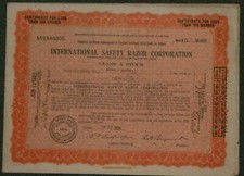 Lot 17 X International Safety Razor Corporation A 1920er less than 100 Shares