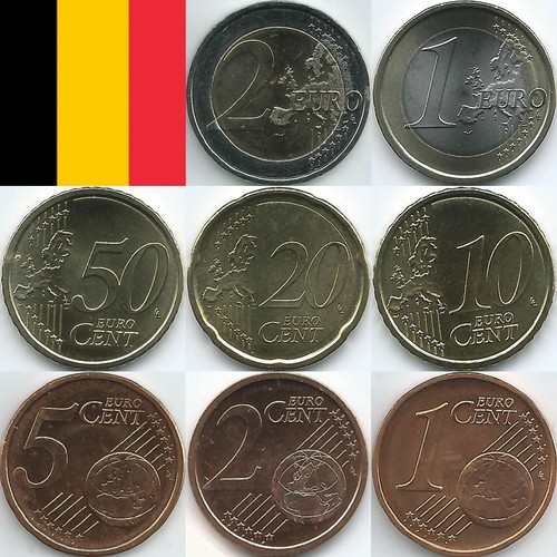 Belgien euromünzen von 1999 - belgien,