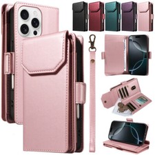 Magnetische Leder Brieftasche