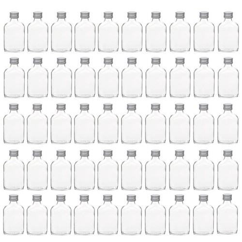 50er set glasflaschen 100ml - set,