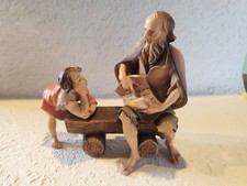 Krippenfigur für 15 er Größe  ---   Gelehrter mit Schüler 3 Teilig