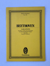 Noten . Beethoven.  Opus 121a. Variations.  Taschenpartitur.