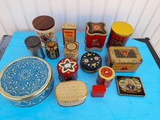 Blechdosen Konvolut Werbung Kaffee Tee Kakao Tabak  Kekse