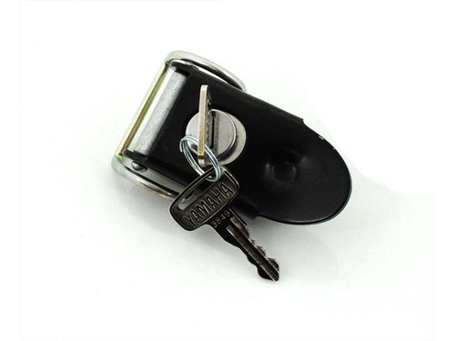 Sitzbankschloss schwarz metall - schwarz,