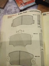 MDB1217 BRAKE PADS AUDI COUPE
