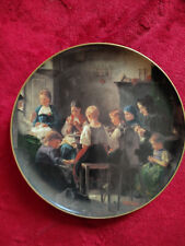 Wandteller-Sammelteller-Limitiert  Lilien Porzellan Defregger In der Nähschule