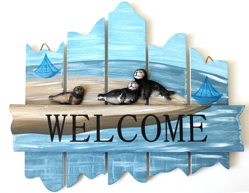 Türschild welcome willkommen - türschild,