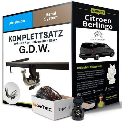 Anhängerkupplung abnehmbar