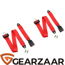 Paar Punkt Sicherheitsgurt Rot