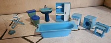 DDR Puppenstuben Möbel Bügelbrett Bügeleisen Staubsauger Trockner Waschmaschine