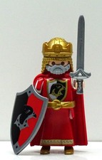 EDLER KÖNIG FALKENRITTER PLAYMOBIL zu Kreuzritter Ritterturnier Ritterburg RAR
