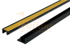 2 x schwarze gerade Schiene