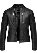 Damen Echtleder Jacke Biker