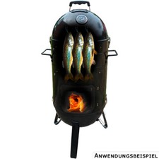 Grillofen & Räucherofen Grilltonne Grill mit Thermometer Räuchertonne Smoker